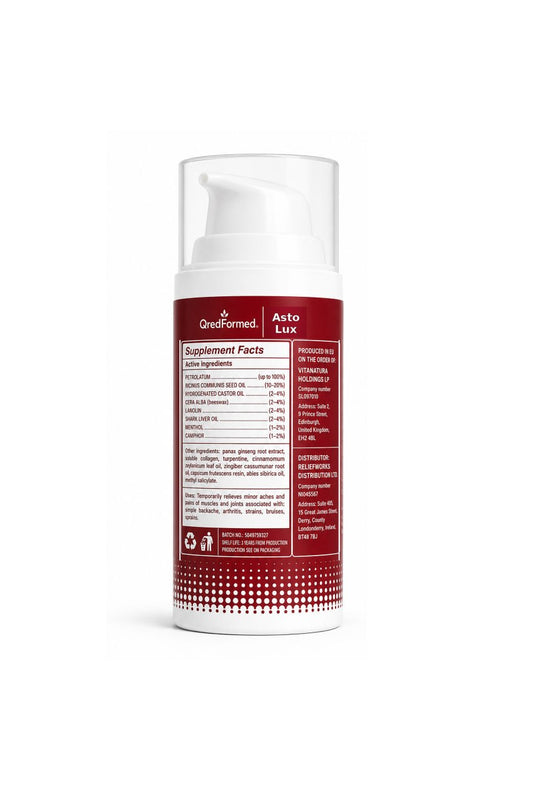 Asto Lux – Warming & Cooling Joint & Muscle Comfort Cream – 50 ml