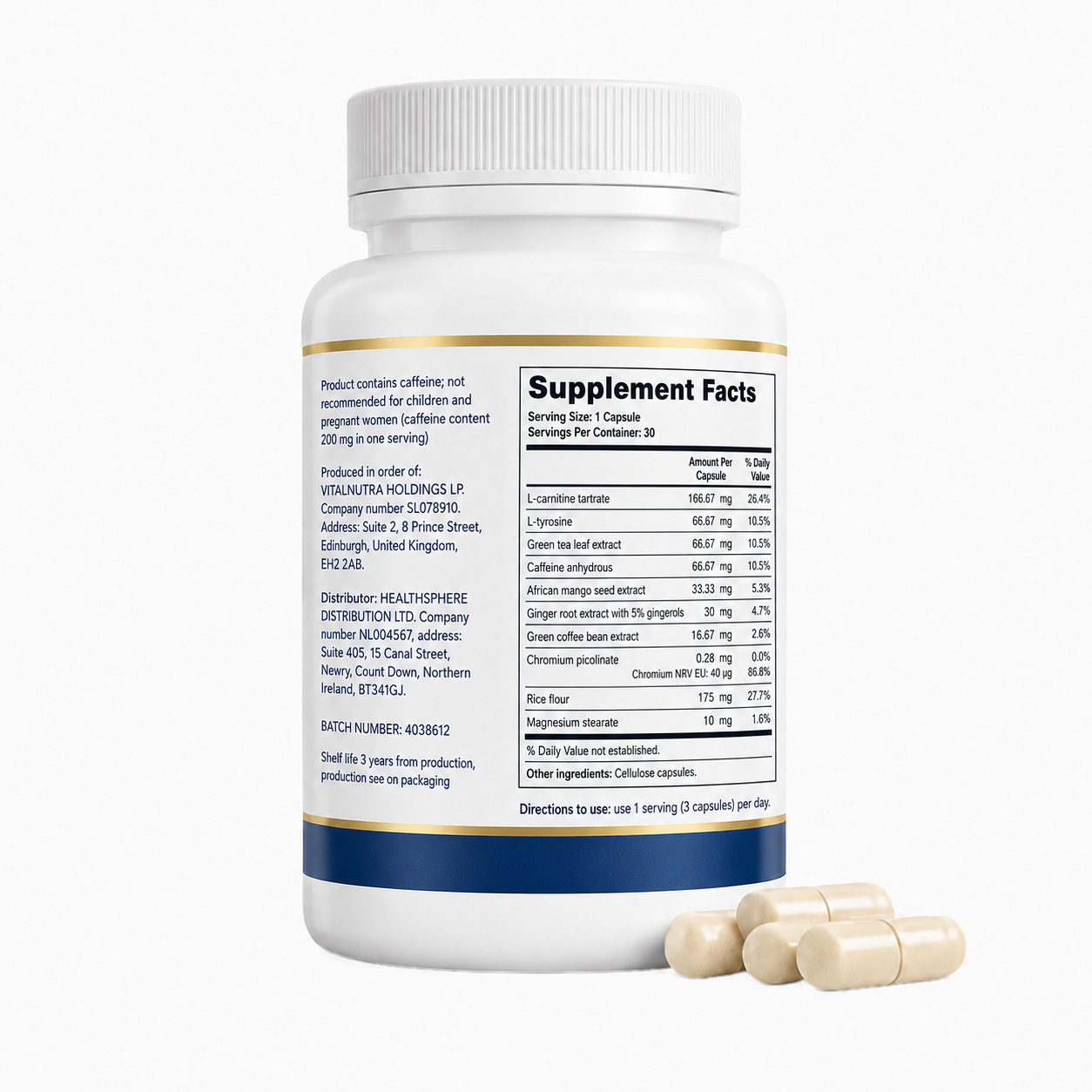 Mounjaro – Daily Metabolic Wellness & Active Lifestyle Support – 60 Capsules