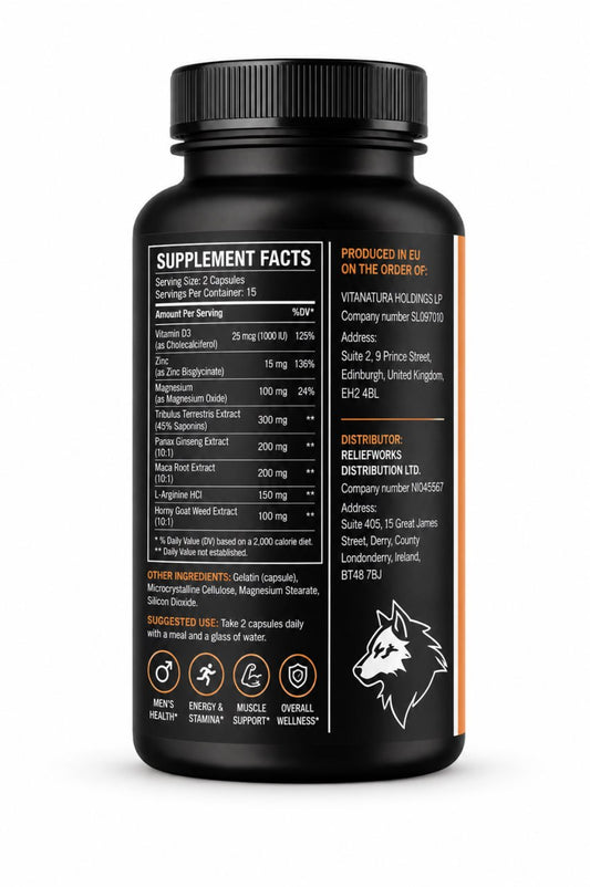 AlphaFuel Pro – Energy & Vitality Formula – 30 Capsules