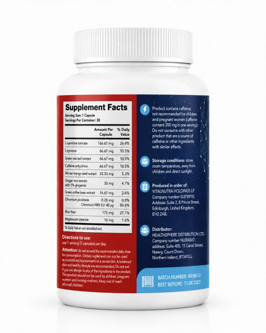 Alviona – Daily Wellness & Active Lifestyle Support Capsules – 30 Capsules