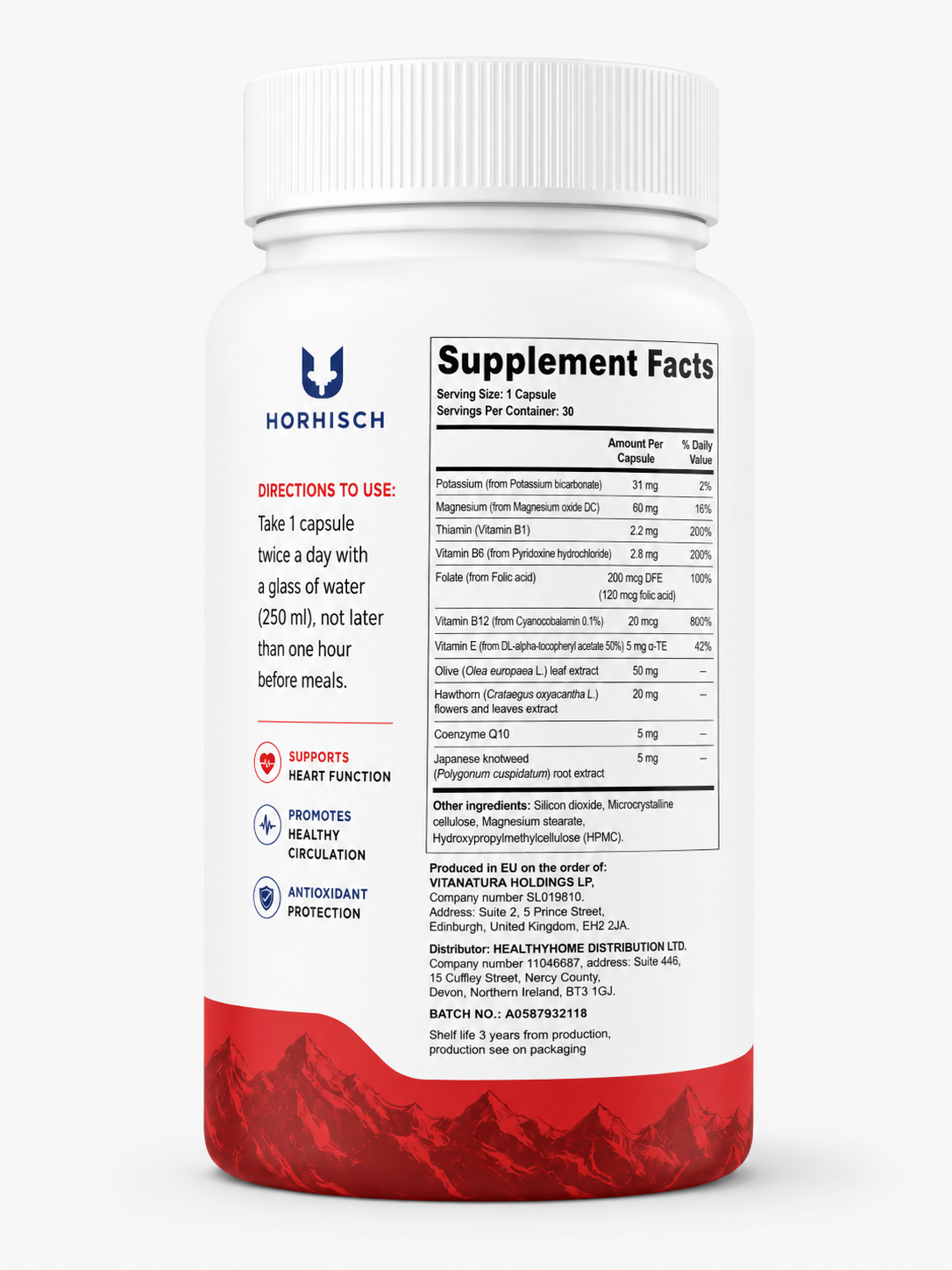 CARDIO COMPLEX - Cardiovascular Wellness & Antioxidant Support - 30 Capsules