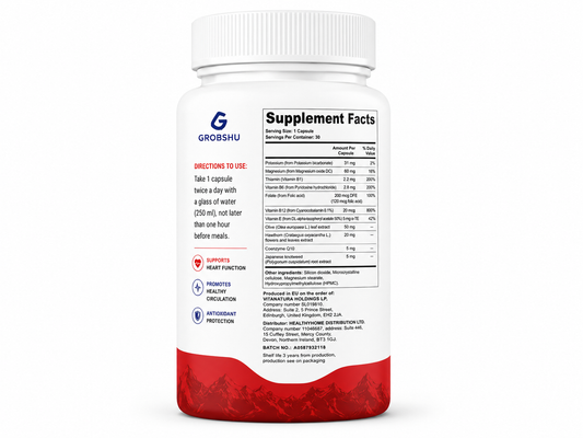 CARDIO HEALTH - Cardiovascular Wellness & Daily Heart Support - 30 Capsules