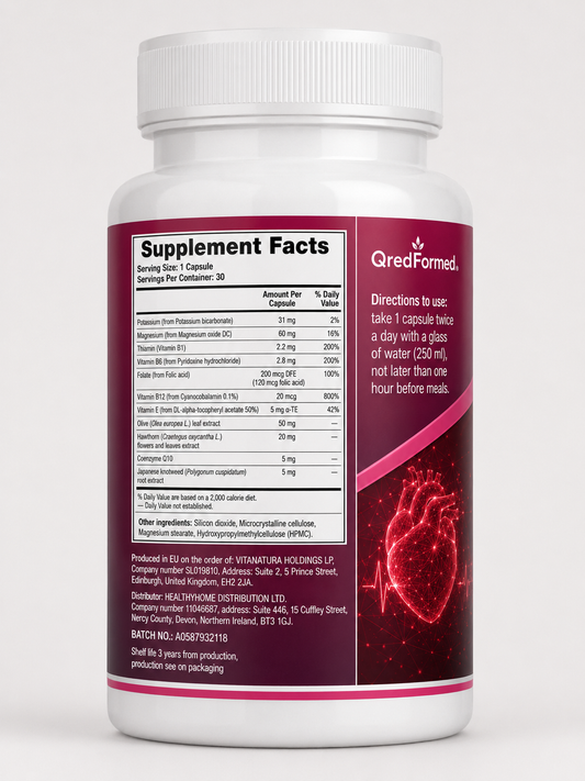 Cardiomanal – Daily Heart & Metabolic Wellness Support – 30 Capsules