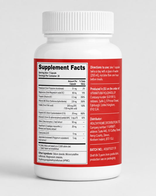 Cardiovia – Plant-Based Wellness Supplement – 30 Capsules