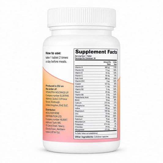 Celinea - Daily Multivitamin Support - 30 Capsules
