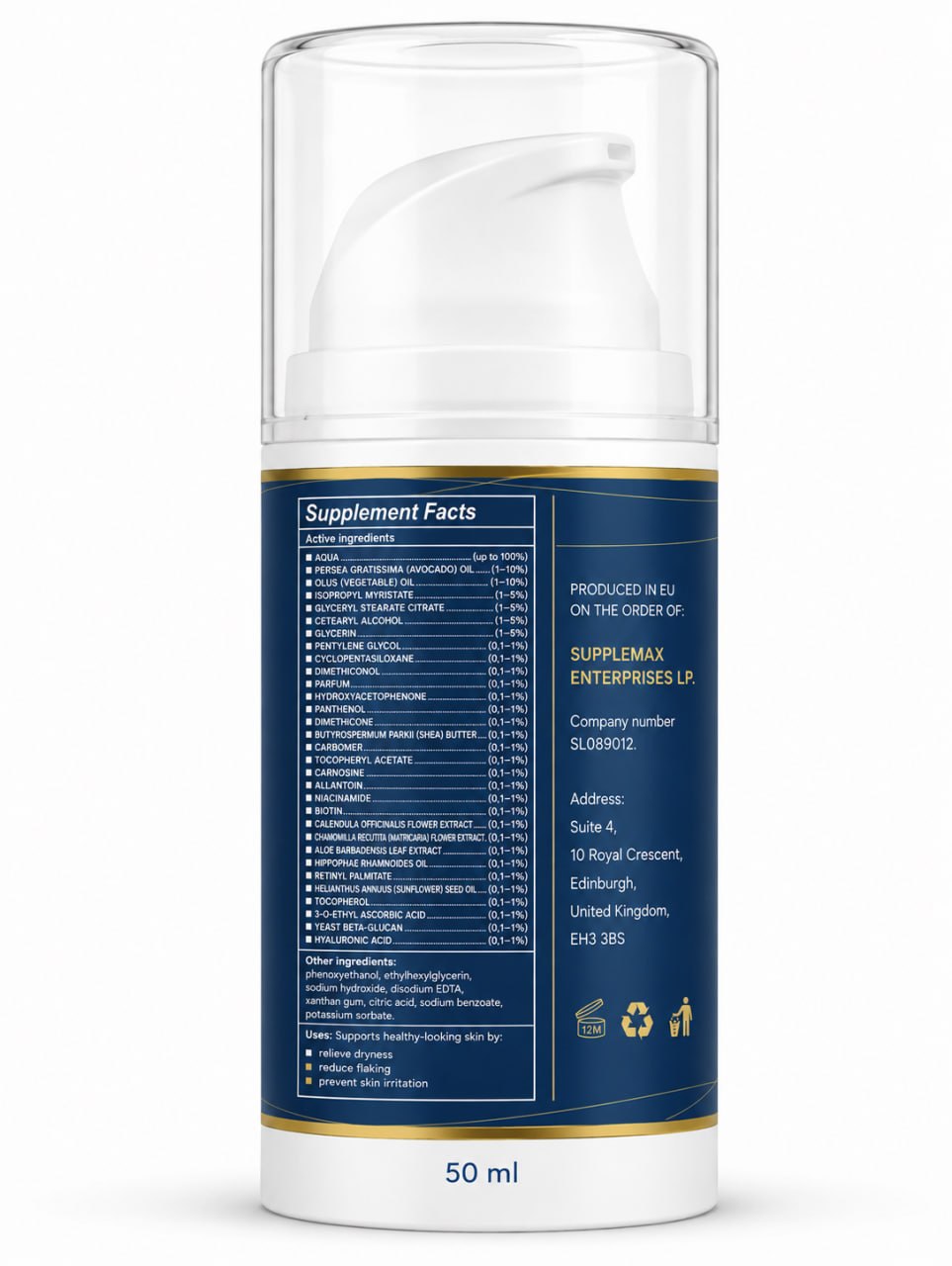 Ciernelle - Hydrating Face Cream for Daily Skin Care - 50ml