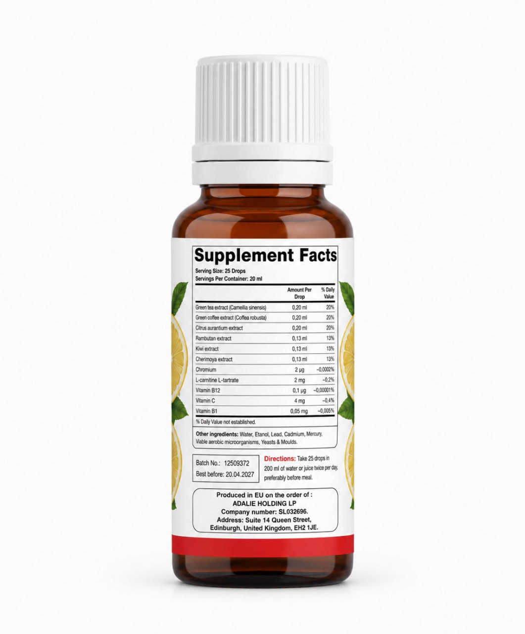 Citron - Botanical Wellness Formula - 20 ml