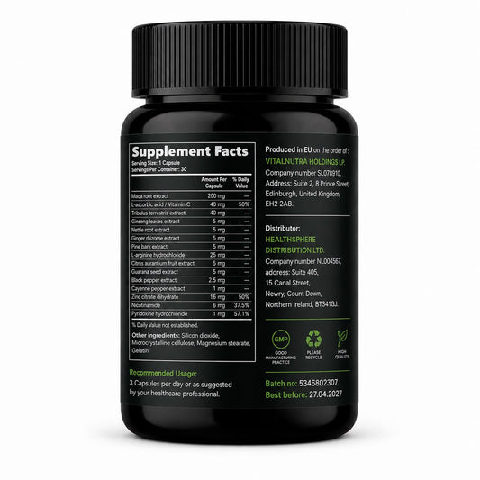 Dual Action - Daily Herbal Wellness Formula - 30 Capsules