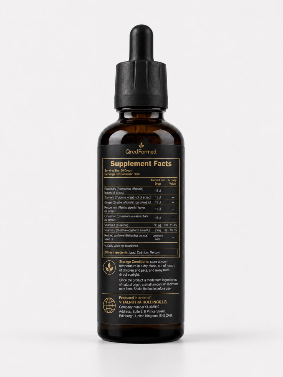 ErectoComp – Men’s Daily Vitality & Personal Wellness Support Drops – 30 ml