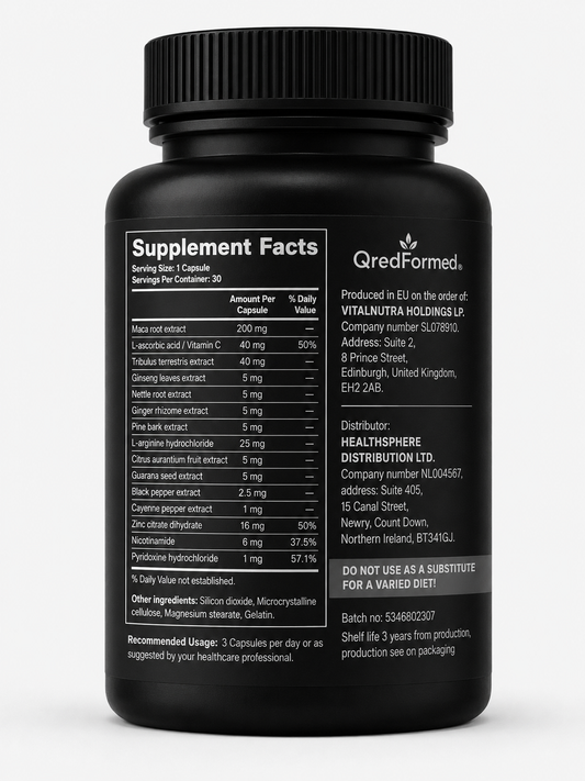 ErektorMax – Men’s Daily Vitality & Active Lifestyle Support – 30 Capsules