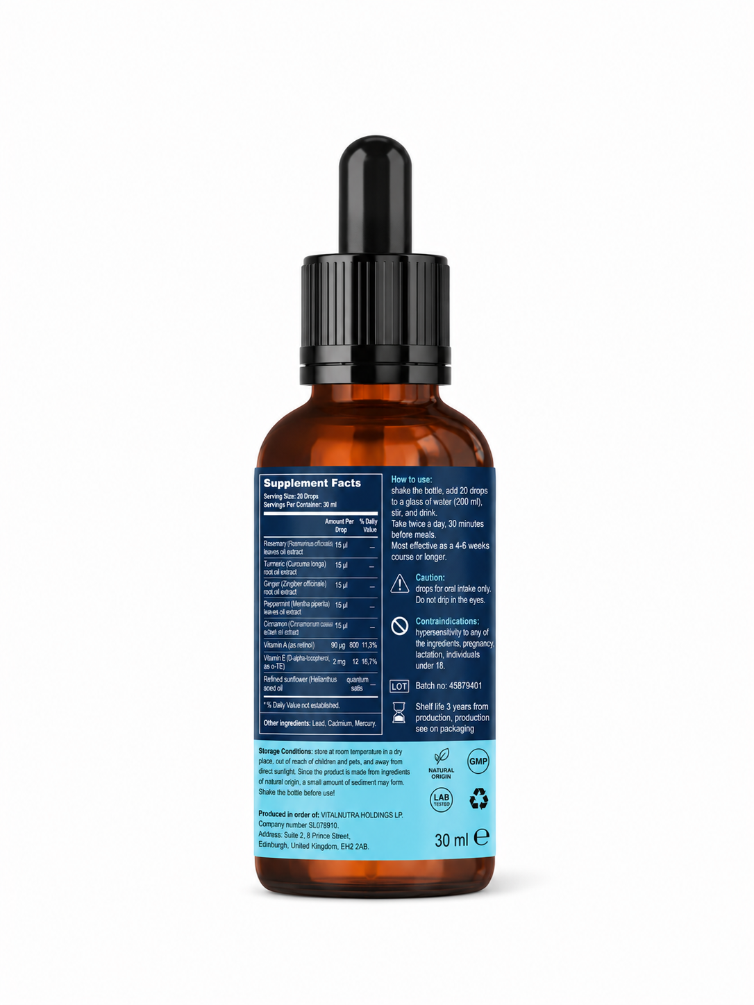 Farmacin Drops – Herbal Wellness Drops – 30 ml