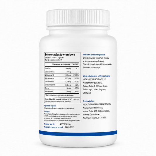 Maxiluten – Eye Wellness & Daily Vision Support Capsules – 30 Capsules