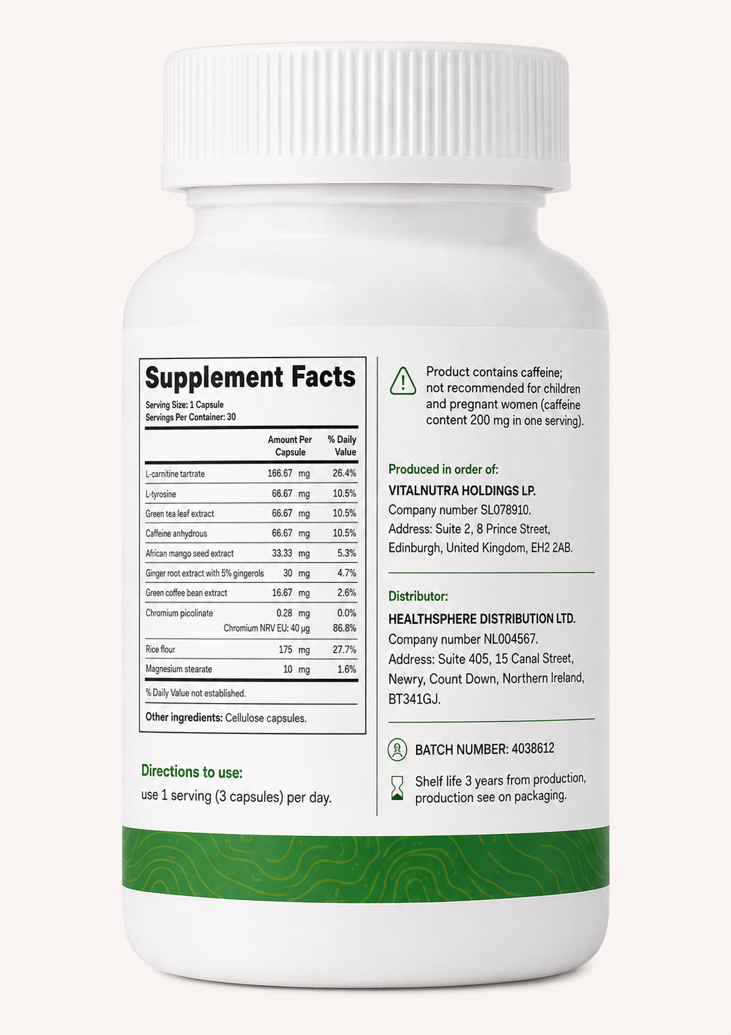 METABO Complex – Daily Metabolic Wellness & Natural Balance Support – 30 Capsules