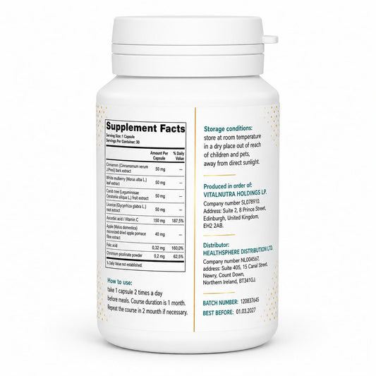 Metaglucin - Daily Glucose & Wellness Support Formula - 30 Capsules