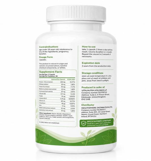 Morim Sling – Daily Weight Management & Digestive Balance Support – 30 Capsules