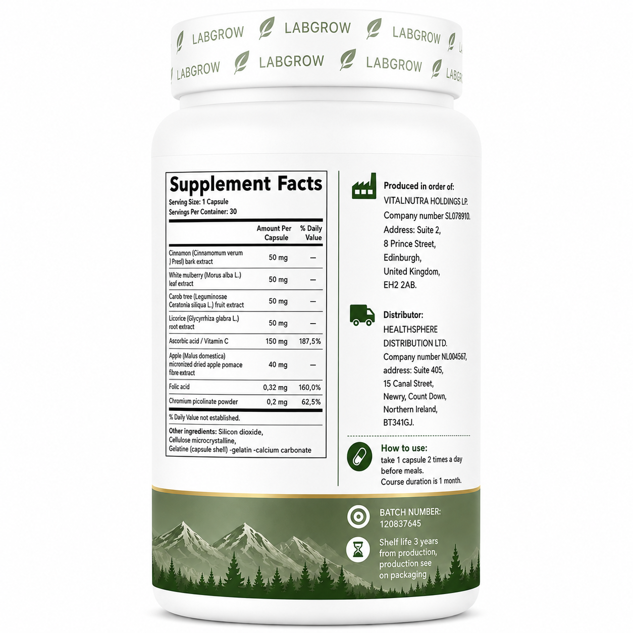 PARASHILD complex - Daily Nutritional & Botanical Support - 30 Capsules