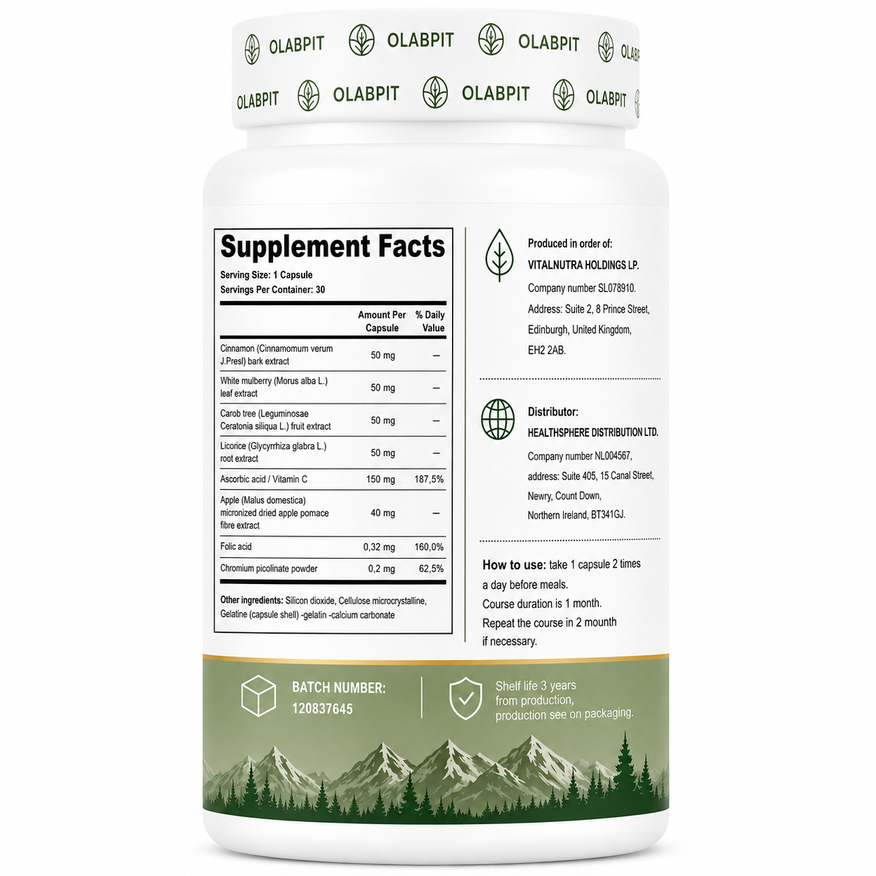 PARZAX active - Daily Botanical & Wellness Support - 30 Capsules