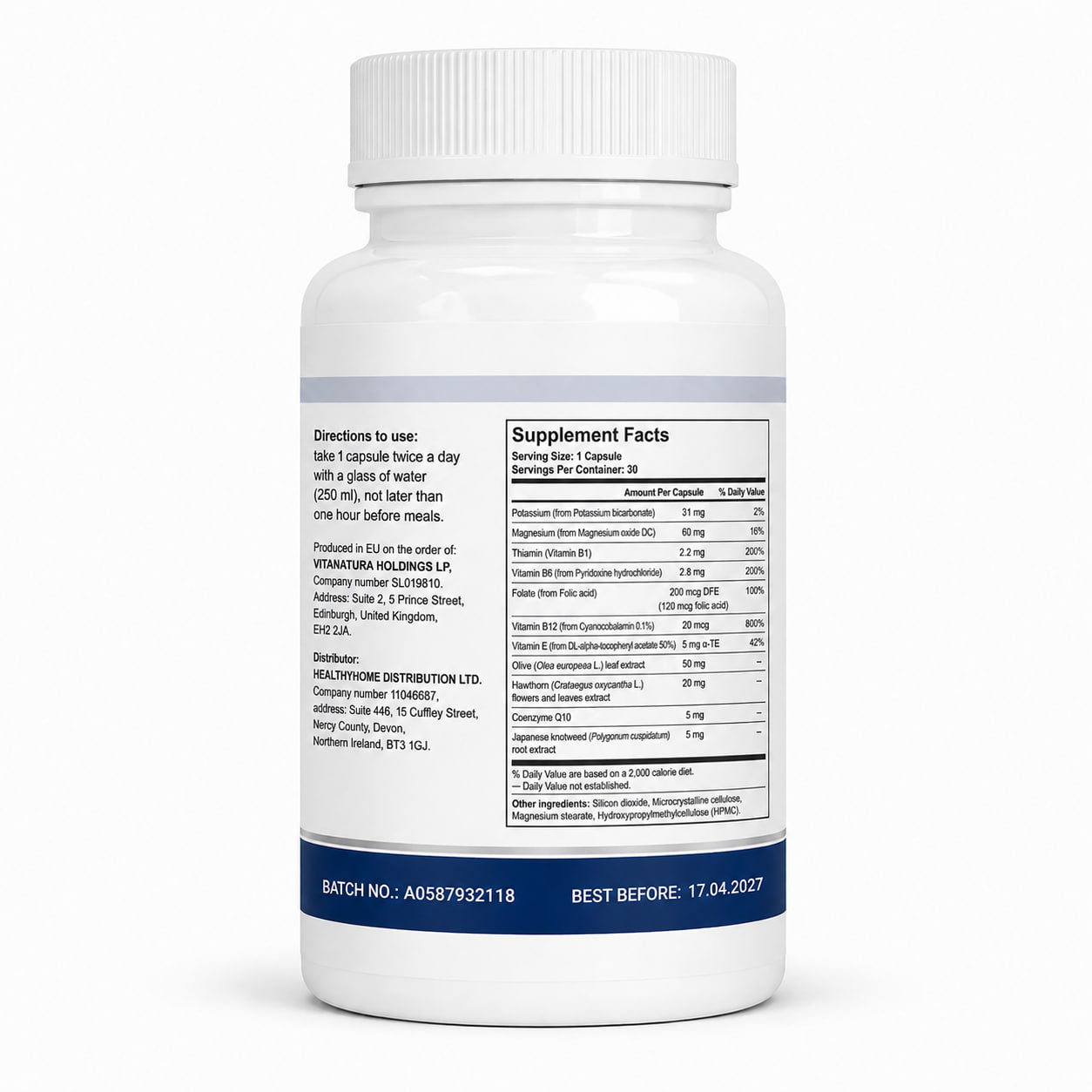 QredFormed - Cardiovascular Support - 30 Capsules