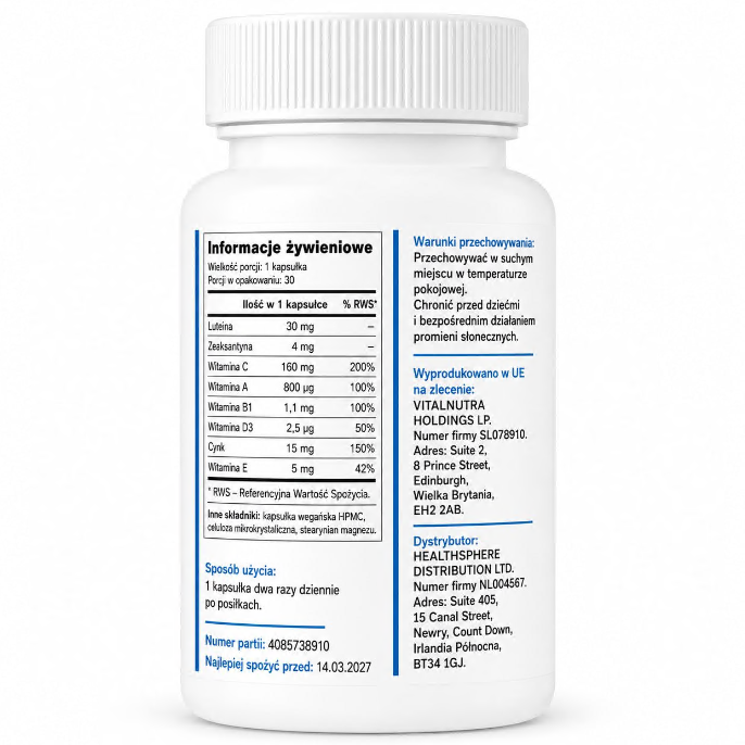 Razetiw - Eye Care & Daily Vision Support - 30 Capsules