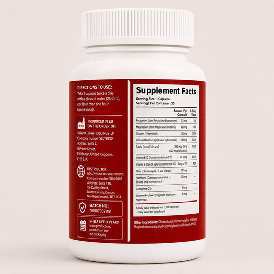 ReCardio – Cardiovascular Wellness Formula – 30 Capsules