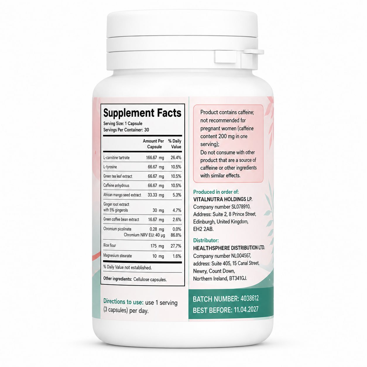 Relio Form - Daily Wellness & Metabolism Formula - 30 Capsules