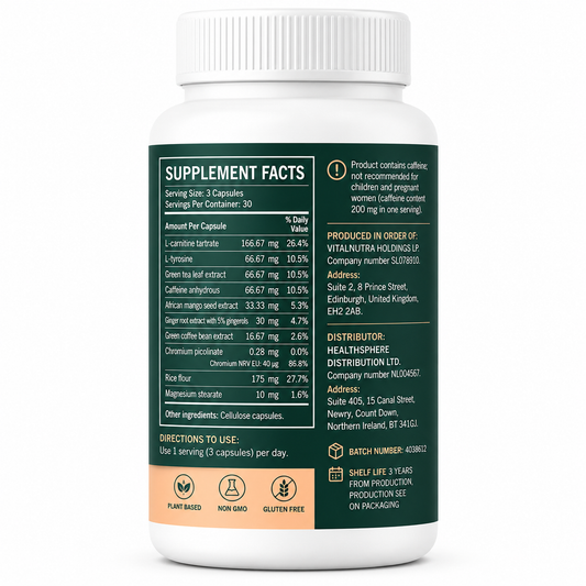 Slimivex - Daily Metabolism Support Formula - 30 Capsules