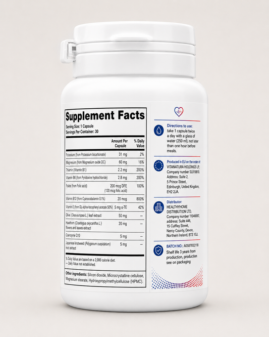 Tensitonil – Daily Heart & Circulation Wellness Support – 30 Capsules
