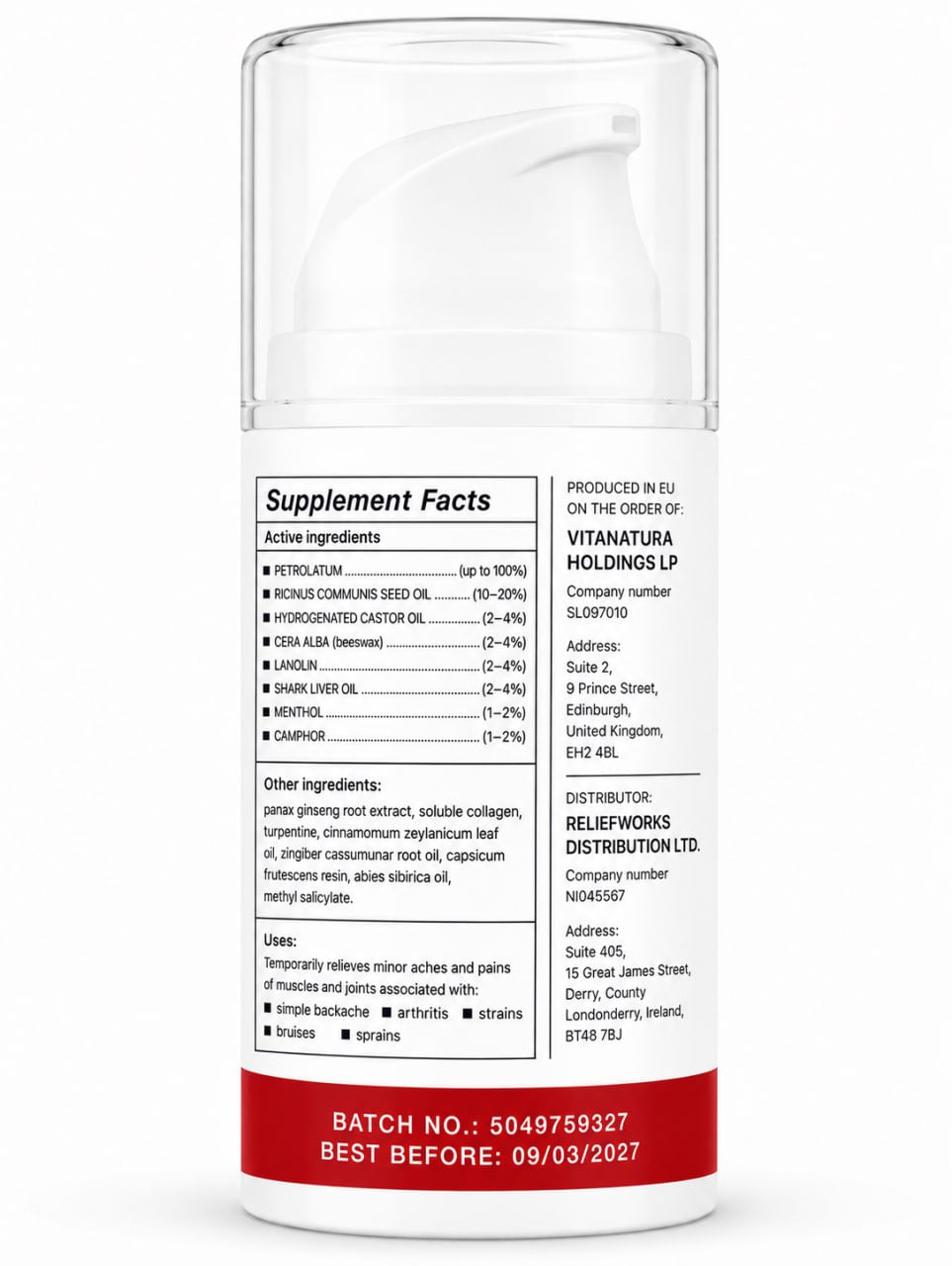 Therma Active - Warming Cream for Daily Joint & Muscle Comfort - 50ml