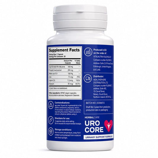 UroCore - Daily Men’s Wellness Formula - 30 Capsules