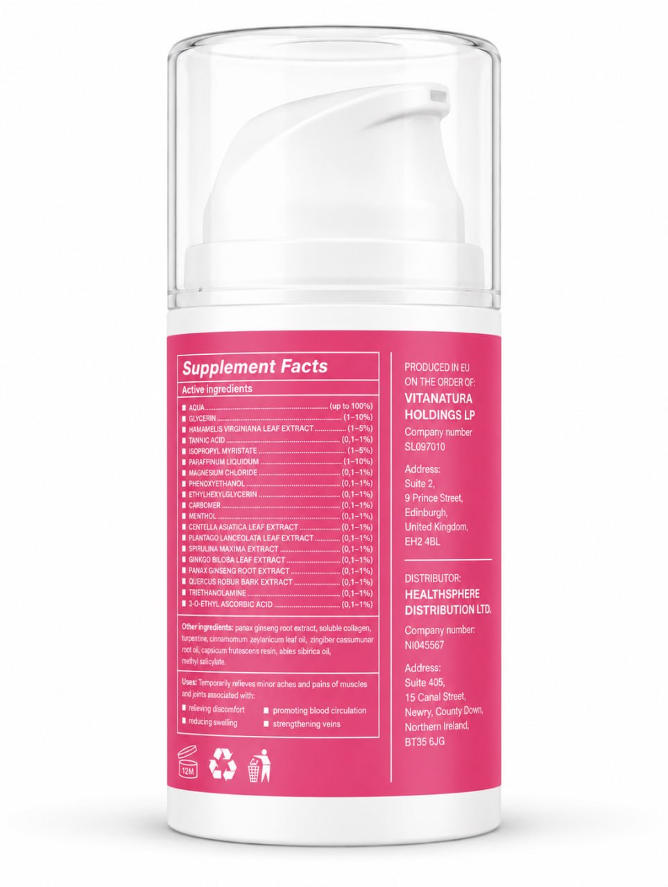 VaricOff - Soothing Leg Support Cream for Daily Comfort - 50ml