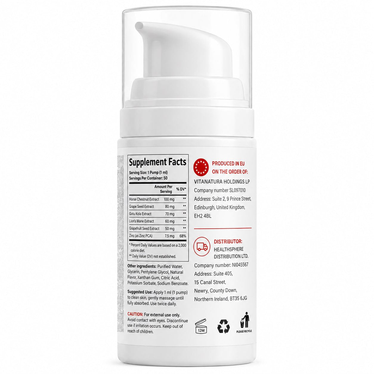 Venoxil Cream - Soothing Leg Care Cream - 50 ml