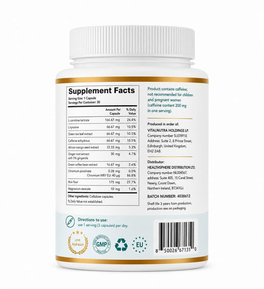 VOLBROFIT - Daily Wellness & Metabolism Support Supplement - 30 Capsules