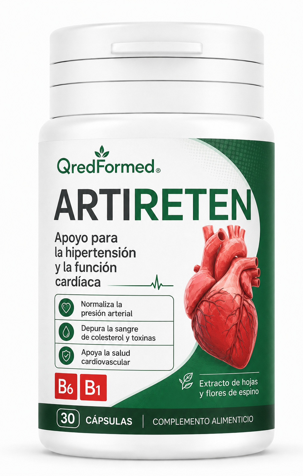 ARTIRETEN – Daily Cardiovascular Wellness & Nutritional Support – 30 Capsules