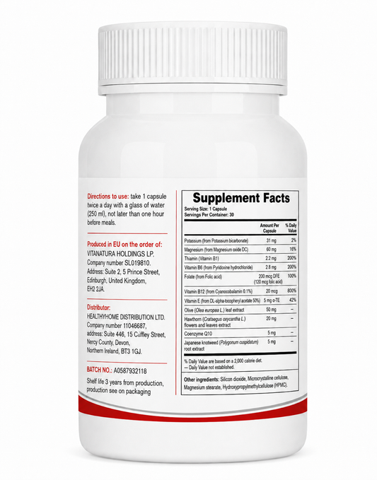 CardioSentive – Daily Cardiovascular Wellness & Circulation Support – 30 Capsules