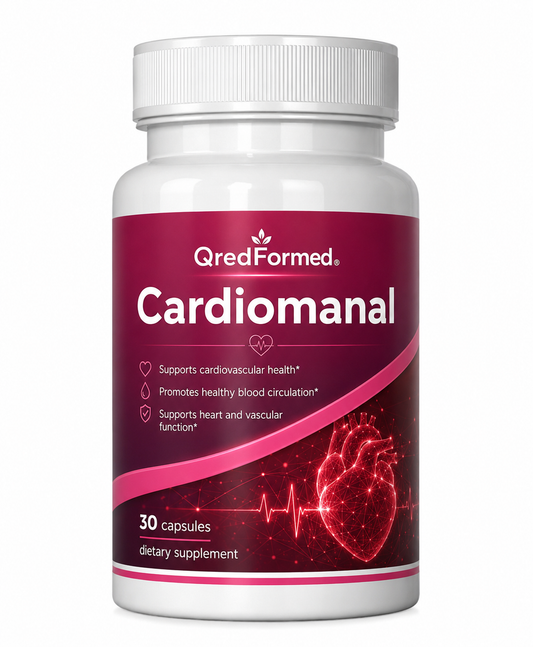Cardiomanal – Daily Heart & Metabolic Wellness Support – 30 Capsules
