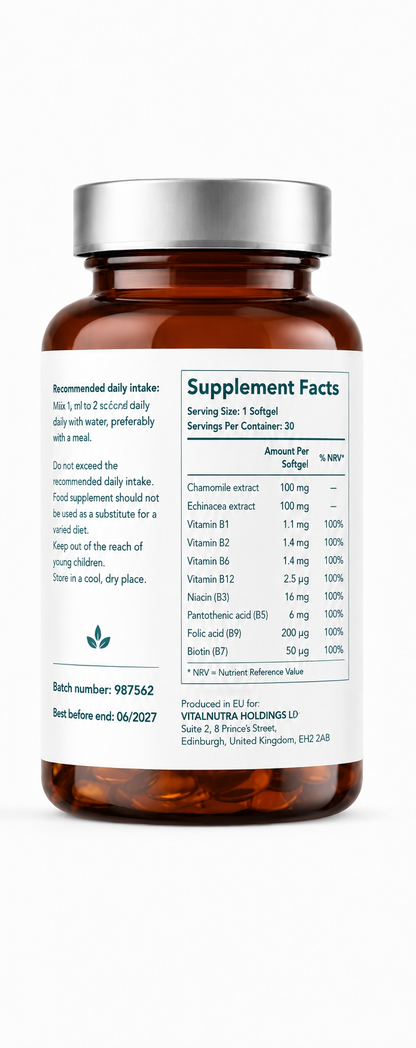 ClaimFort – Nighttime Relaxation & Restful Routine Support Softgels – 30 Softgels