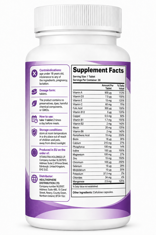 CosteoMed – Daily Bone, Joint & Mineral Wellness Support – 30 Tablets