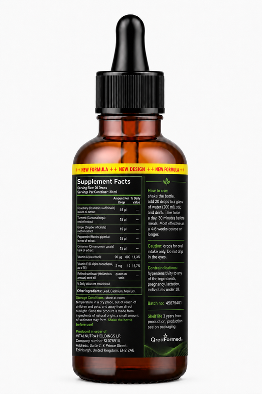 Detoxiloin – Botanical Cleanse & Digestive Wellness Support Drops – 30 ml