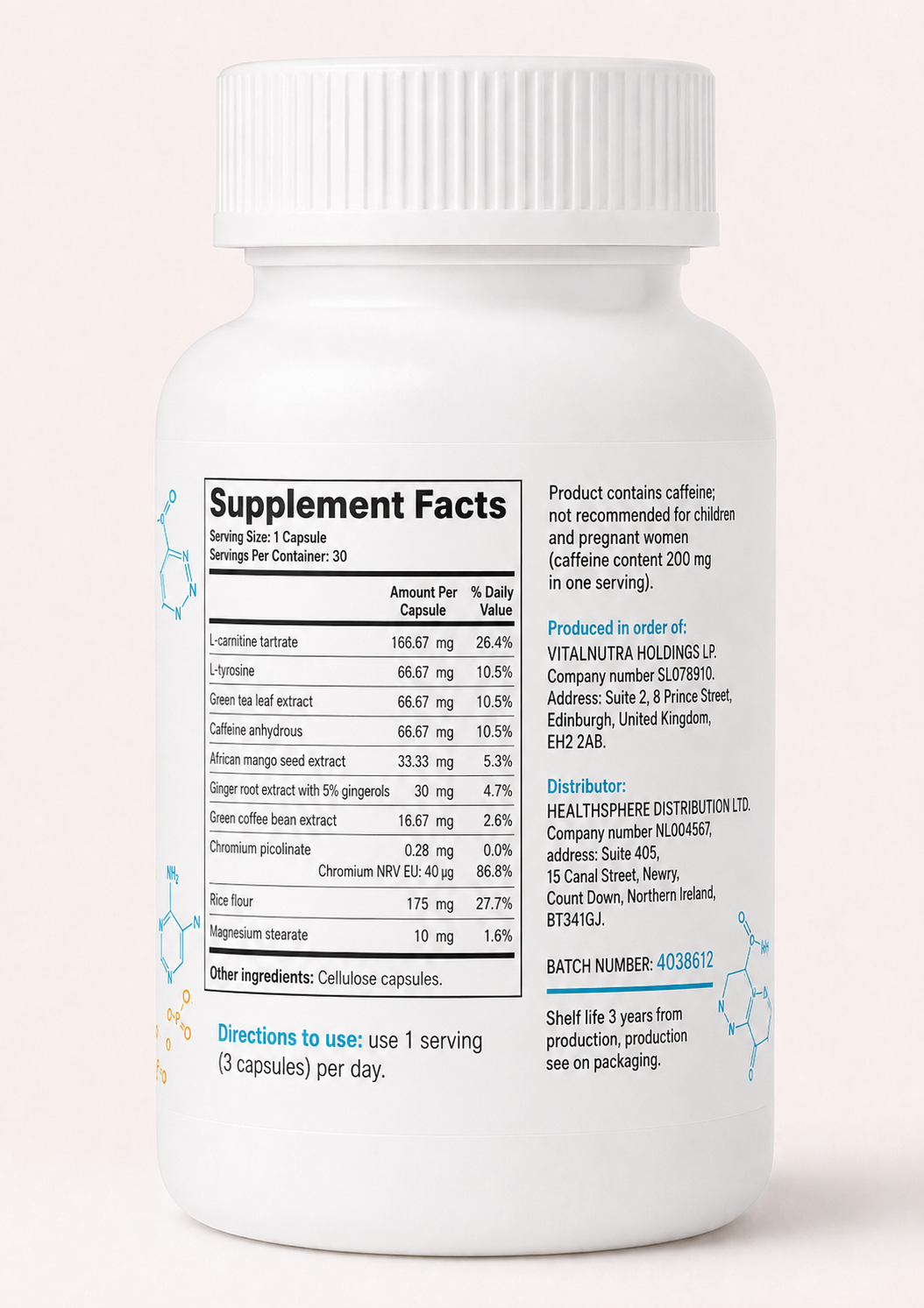 LIPOSOMAL NAD+ – Daily Vitality & Active Lifestyle Formula – 60 Capsules