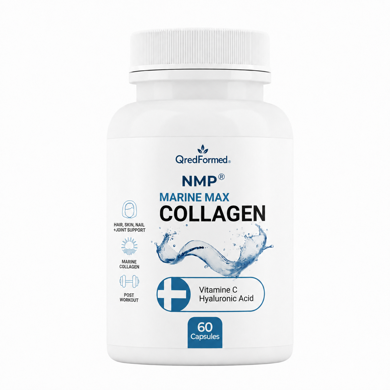 Marine Max Collagen – Hair, Skin, Nails & Daily Wellness Support – 60 Capsules