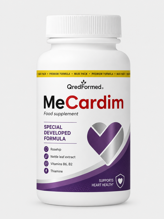 MeCardim – Daily Heart, Circulation & Cardiovascular Wellness Support – 30 Capsules