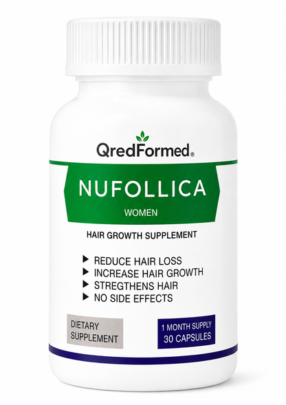 NUFOLLICA – Women’s Hair Wellness & Daily Nutritional Support – 30 Capsules