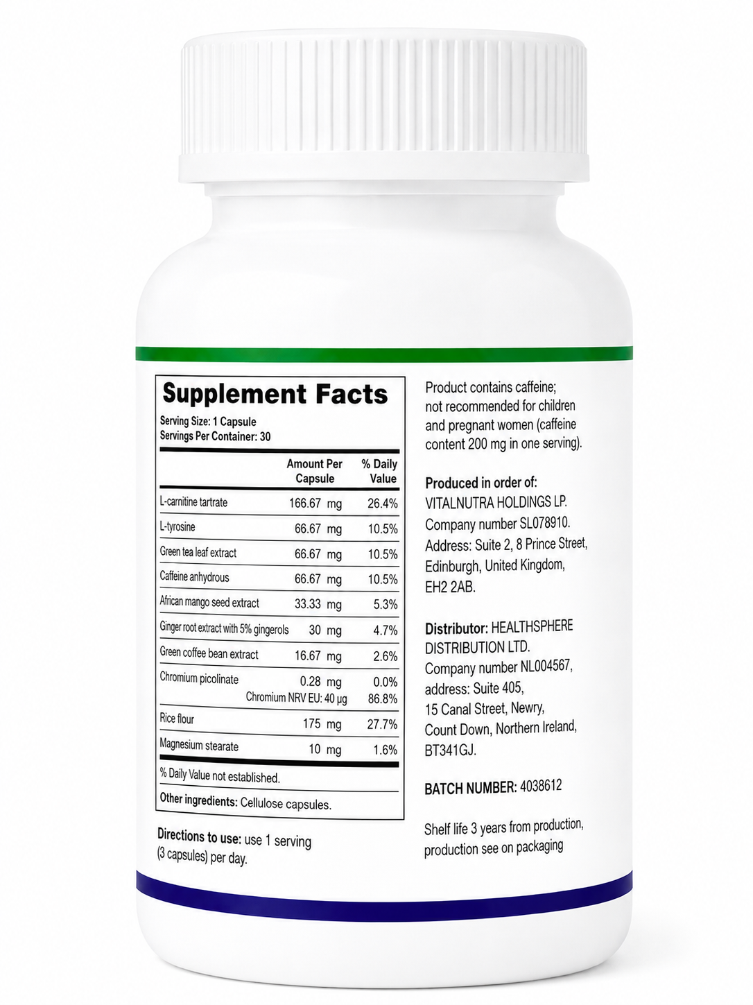 NUFOLLICA – Women’s Hair Wellness & Daily Nutritional Support – 30 Capsules