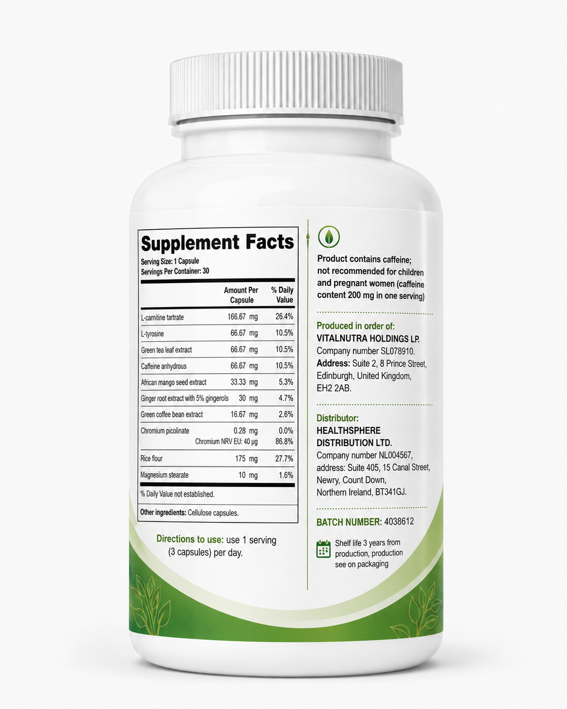 Nutrimea – Everyday Vitality & Active Lifestyle Formula – 30 Capsules