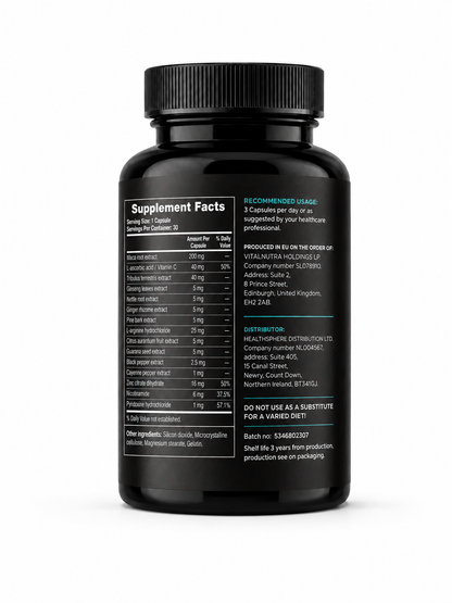 OPTICOR – Heart, Muscle & Circulation Wellness Support – 30 Capsules