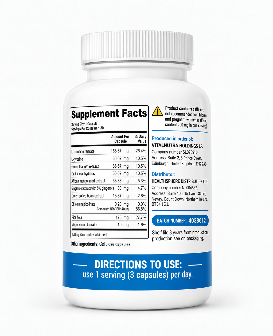 POWER KETO – Everyday Energy & Wellness Formula – 30 Capsules