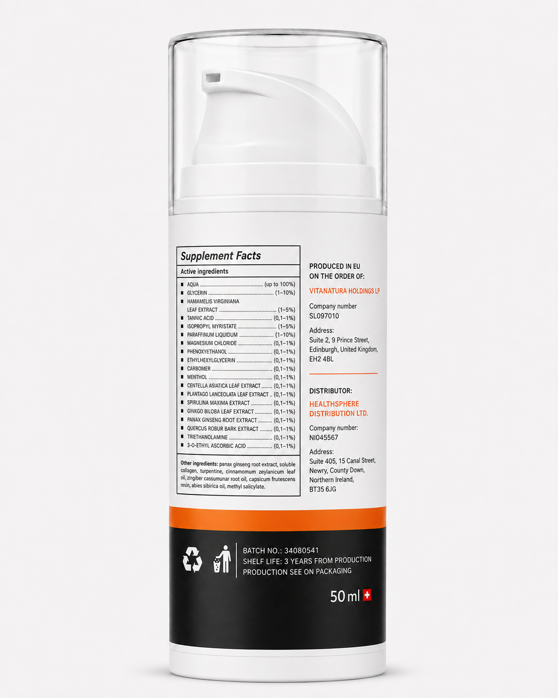 TestoY Gel – Men’s Daily Vitality & Refreshing Body Care – 50 ml