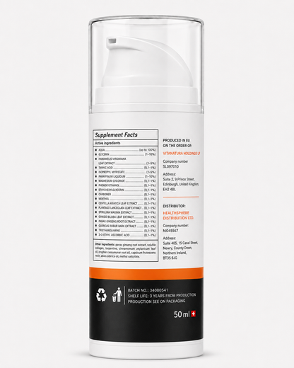 TestoY Gel – Men’s Daily Vitality & Refreshing Body Care – 50 ml