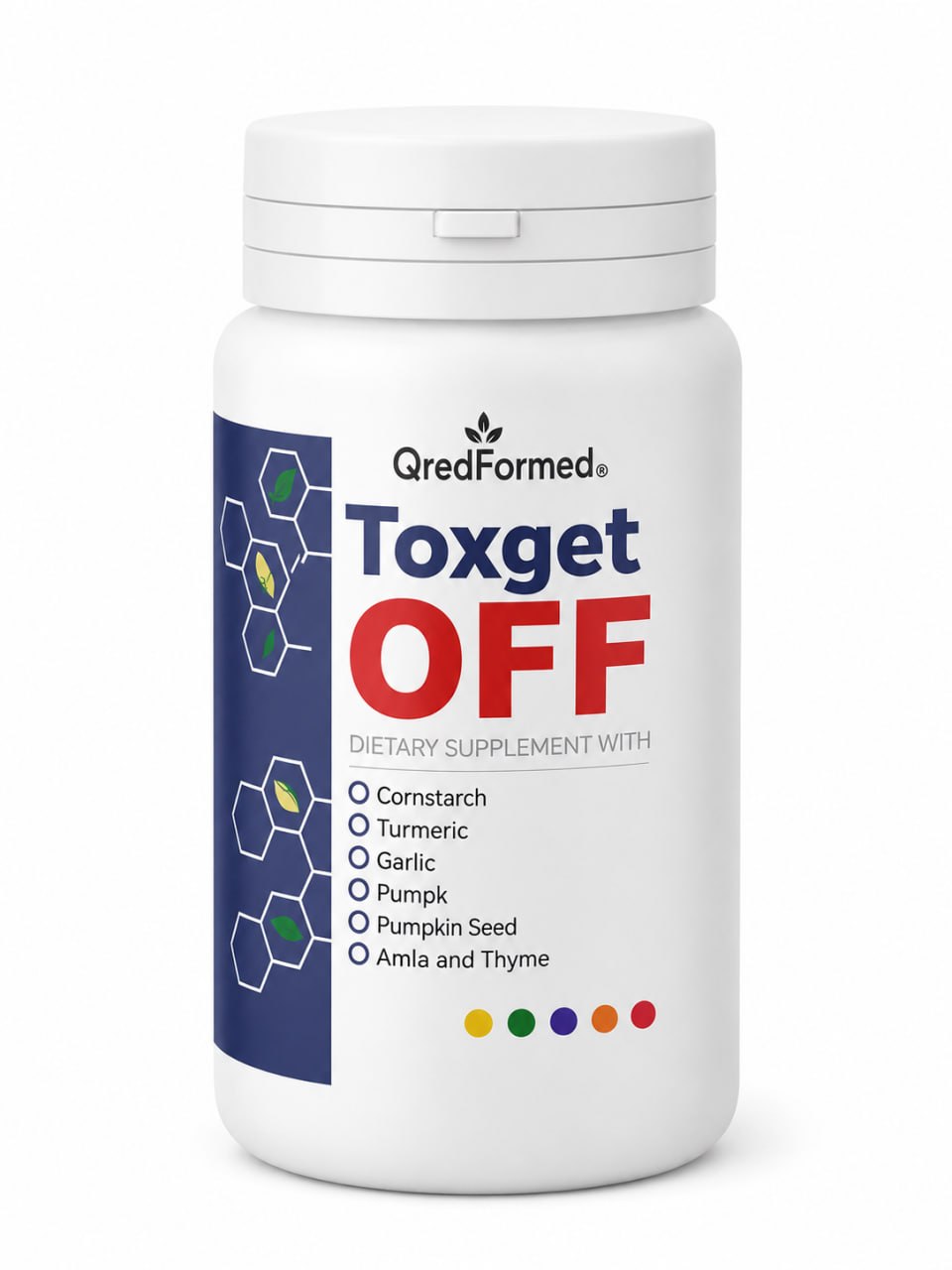 Toxget OFF – Herbal Digestive & Intestinal Balance Support - 30 Capsules