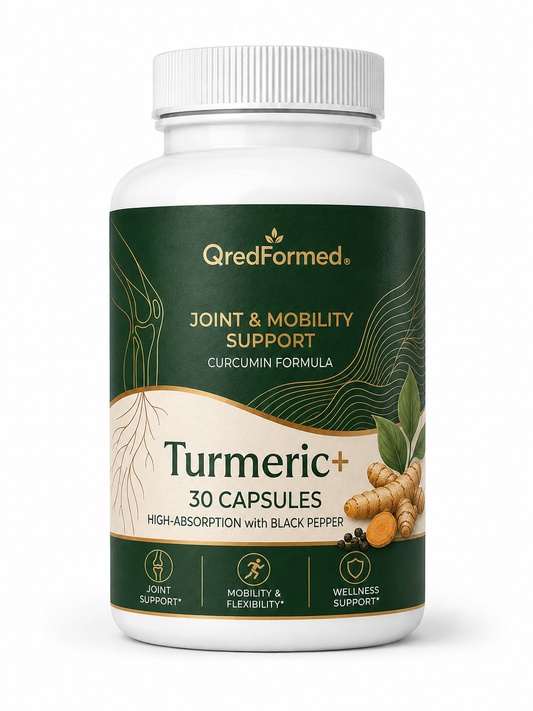 Turmeric+ – Daily Joint, Mobility & Nutritional Wellness Support – 30 Capsules